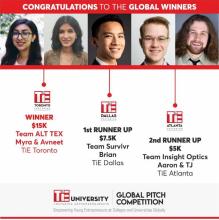 TiE Global Competition Winners