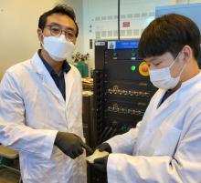 Professor Seung Woo Lee and Michael J. Lee