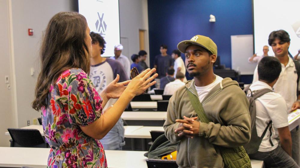 GT student with CREATE-X Startup Launch Director