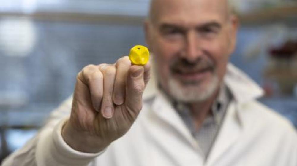 Hollister and his team use special 3D printers to create devices made of biocompatible materials.