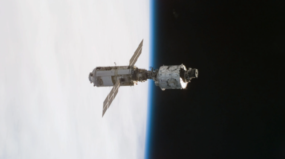 Satellite in the sky
